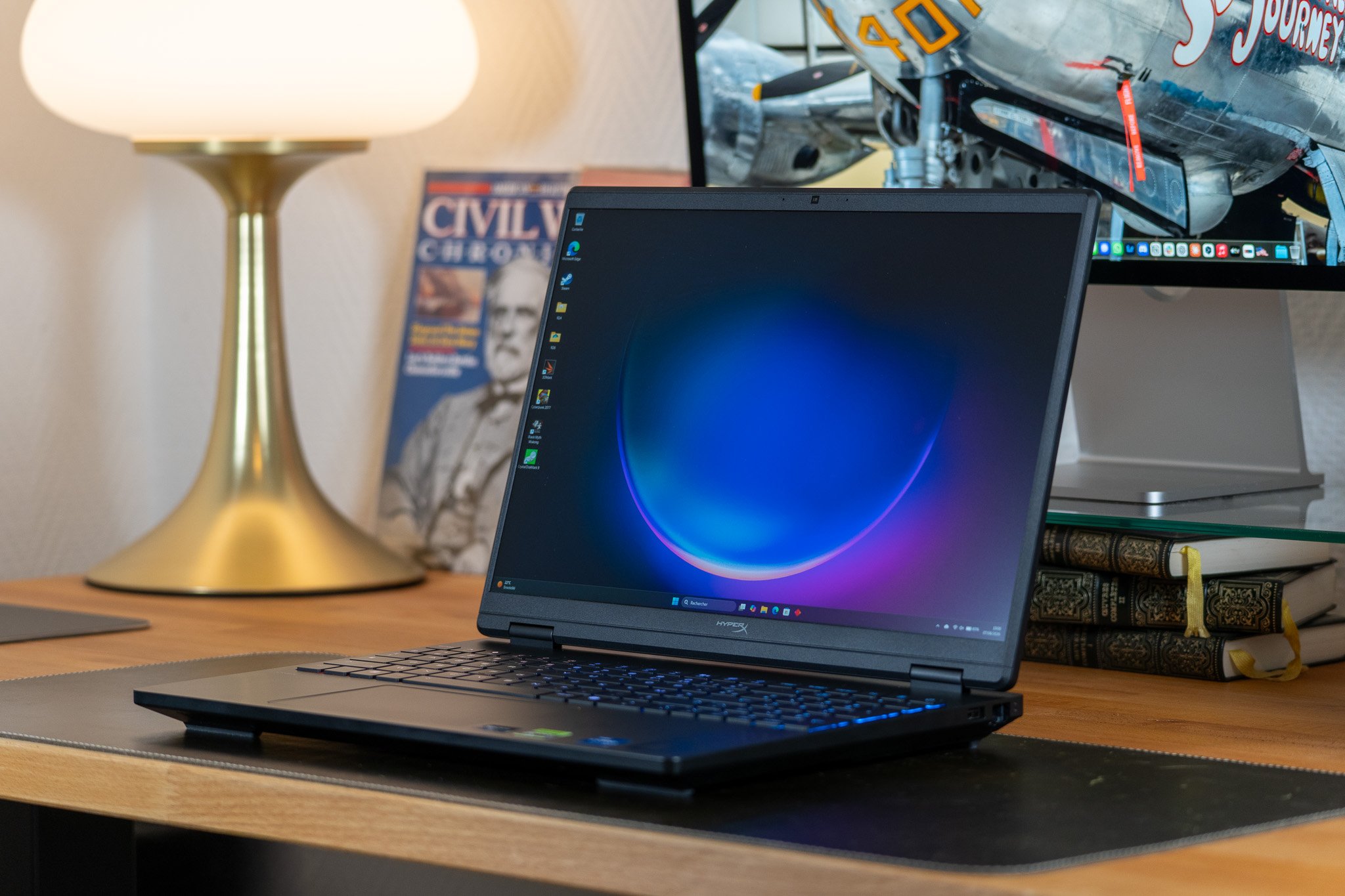 Le HP HyperX Omen 15 est simple, certes, mais efficace. ©Nathan Le Gohlisse pour Clubic