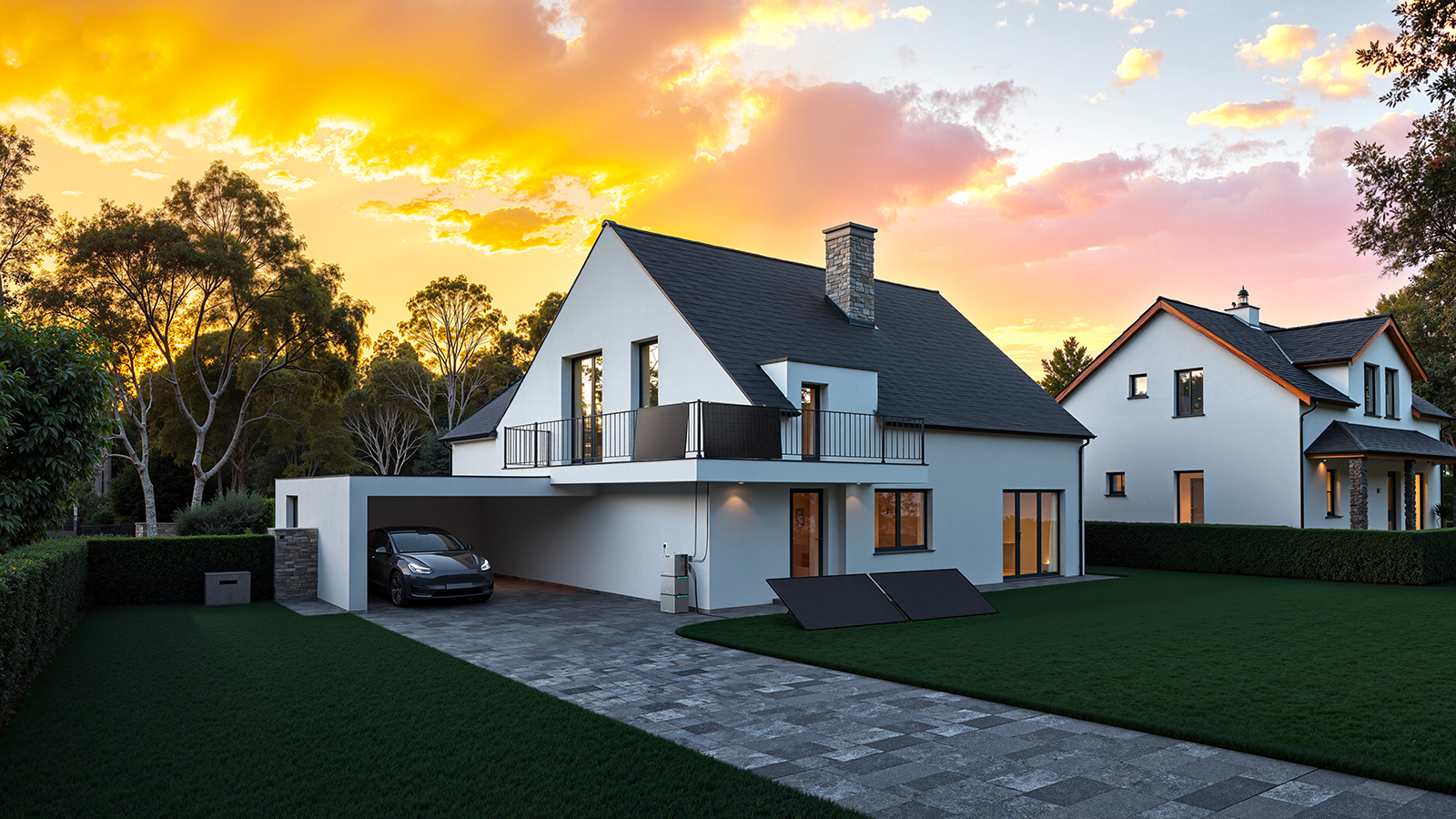 Le SolarFlow 2400 Pro convertit l’énergie solaire et l’injecte directement dans le réseau domestique via une simple prise murale. ©Zendure
