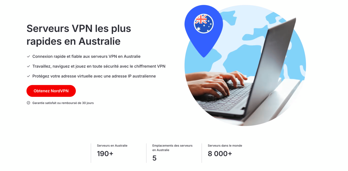 C'est la solution tout-en-un qui offre un arsenal de fonctionnalités de sécurité pour l'utilisateur qui jongle entre les deux pays. © NordVPN
