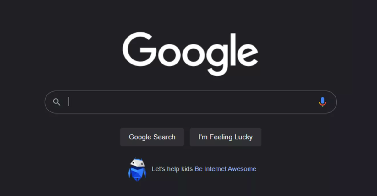 google dark mode