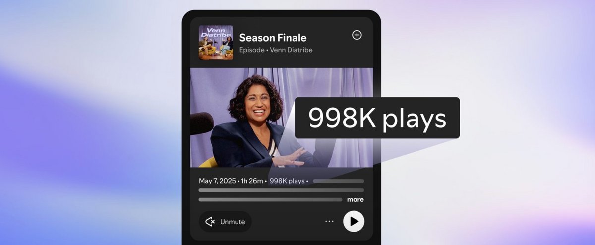 Découvrez les podcasts les plus populaires avec Spotify Plays. ©Spotify