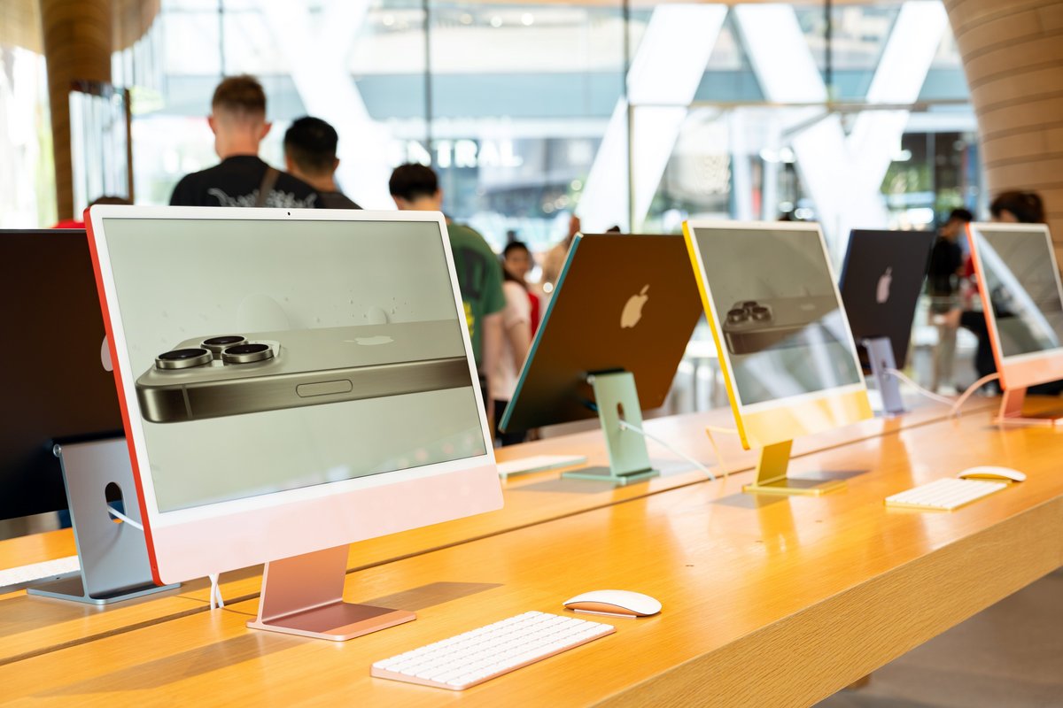 Les iMac M4 devraient avoir le même design que leurs prédécesseurs © Apple