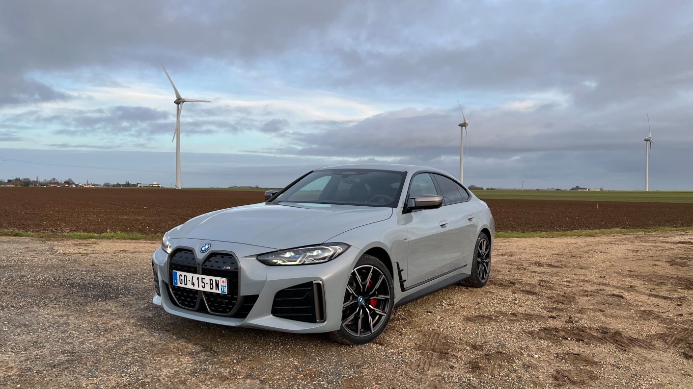 La BMW i4 M50 © Thibault Jousse