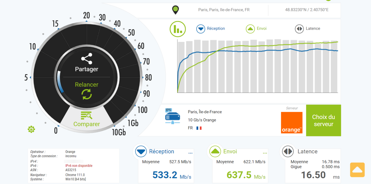 speedtest nperf