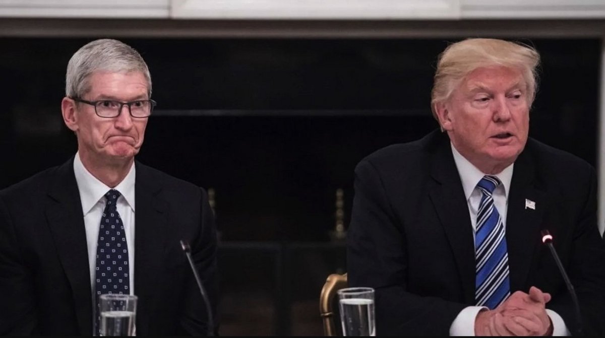 Tim Cook et Donald Trump ont déjà travaillé ensemble - © Apple Insider