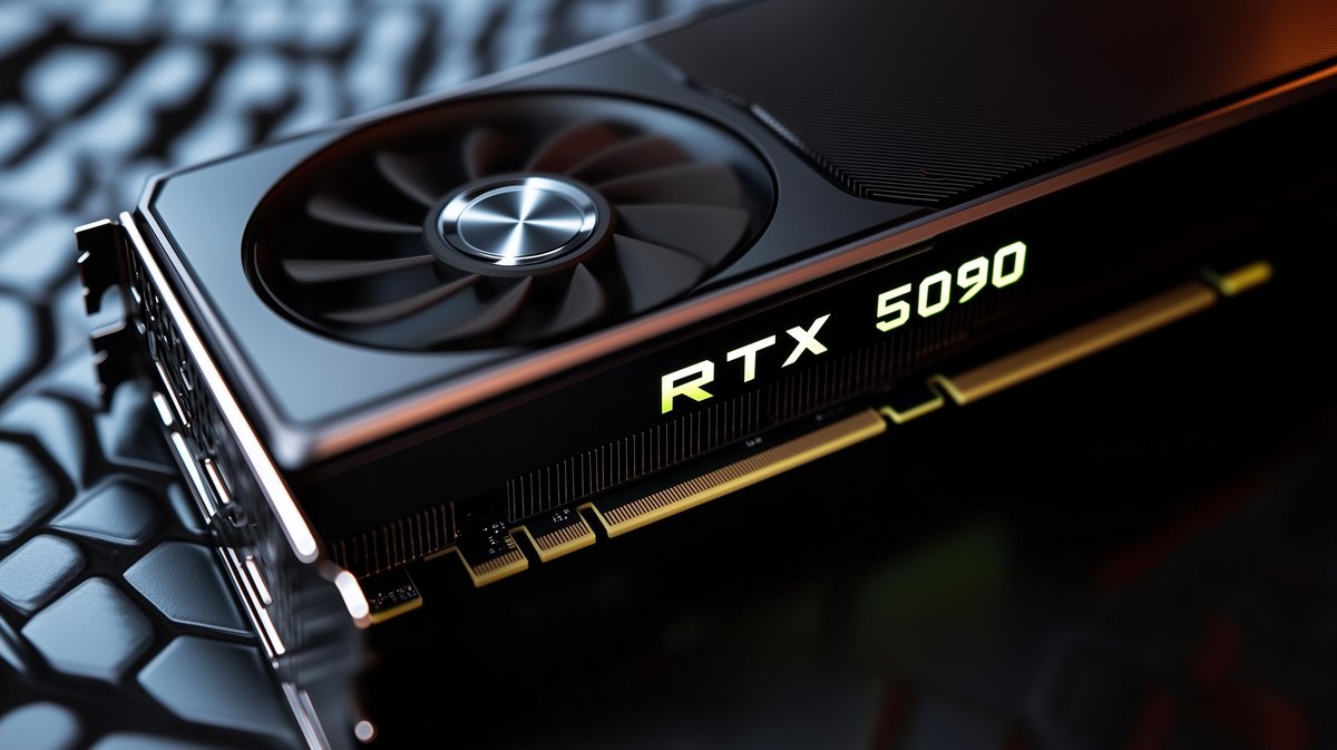 Un concept de RTX 5090 imaginé avec Midjourney © Colin Golberg