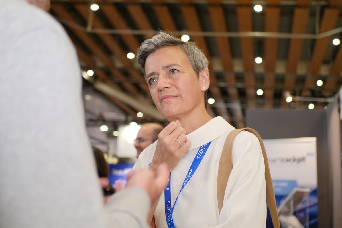 Margrethe Vestager, ici au FIC en 2022 © Alexandre Boero