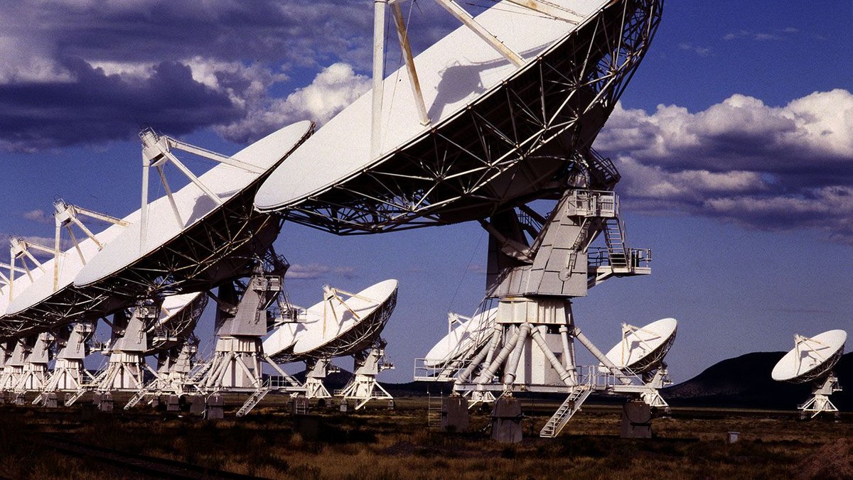 Les antennes du VLA, utilisées par le SETI pour "écouter" des points précis de notre galaxie © SETI