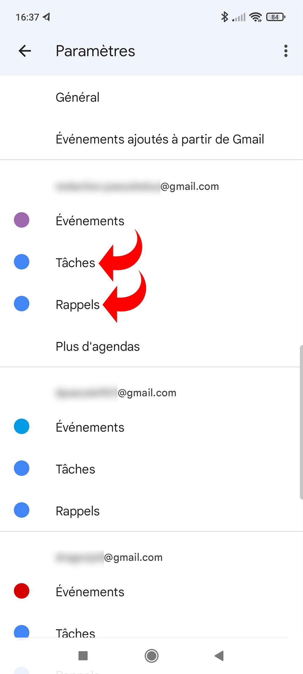 Google Agenda