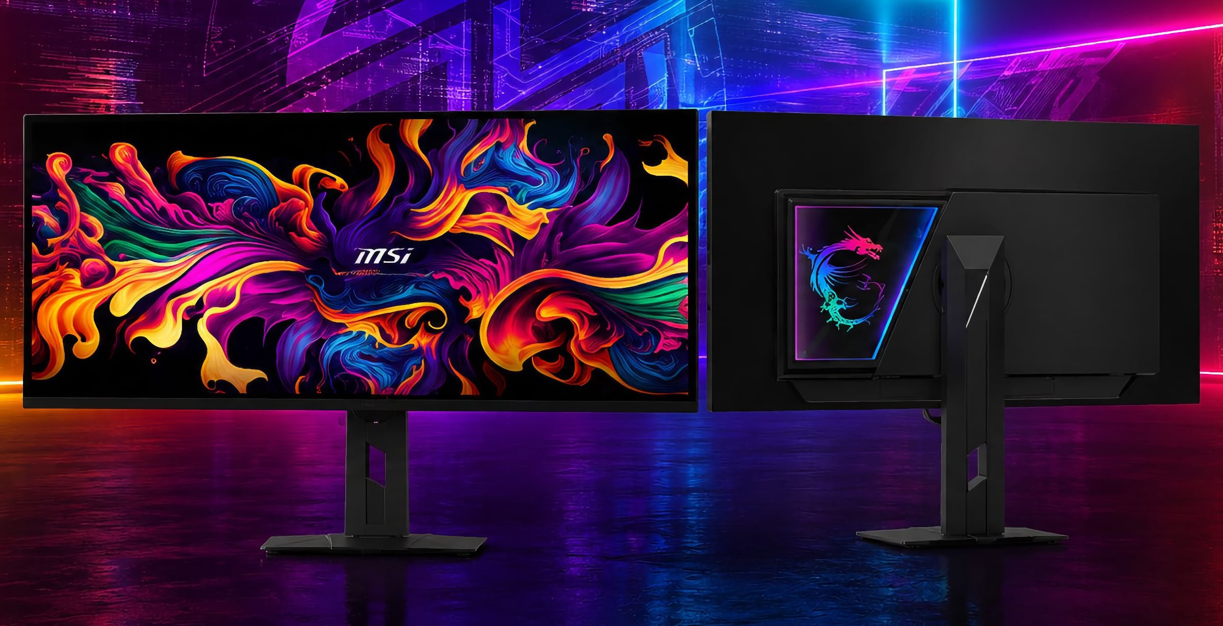 Le MSI 322URDX36 offrira une dalle QD-OLED de dernière génération. ©MSI
