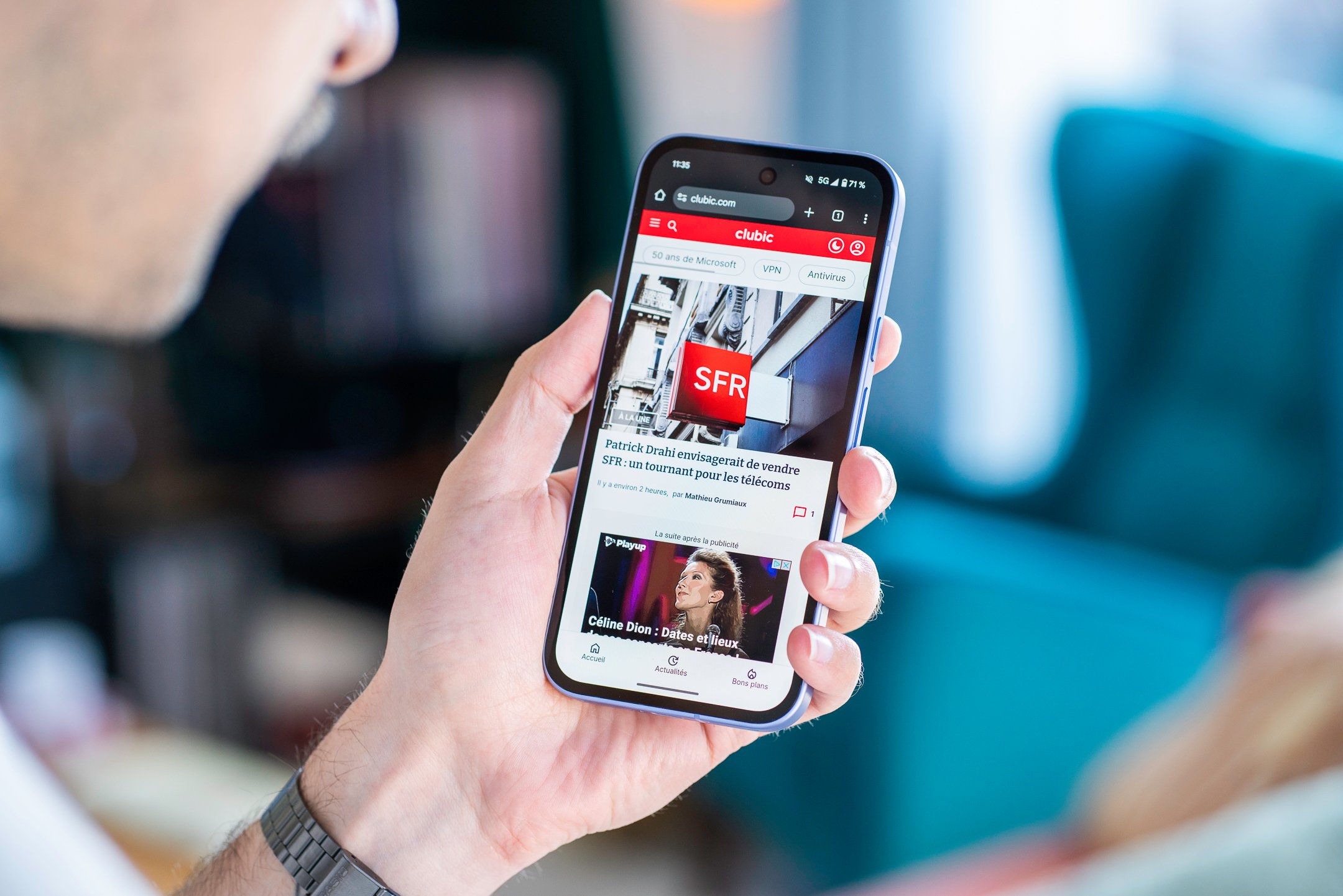 Le Google Pixel 9a. © Pierre Crochart / Clubic