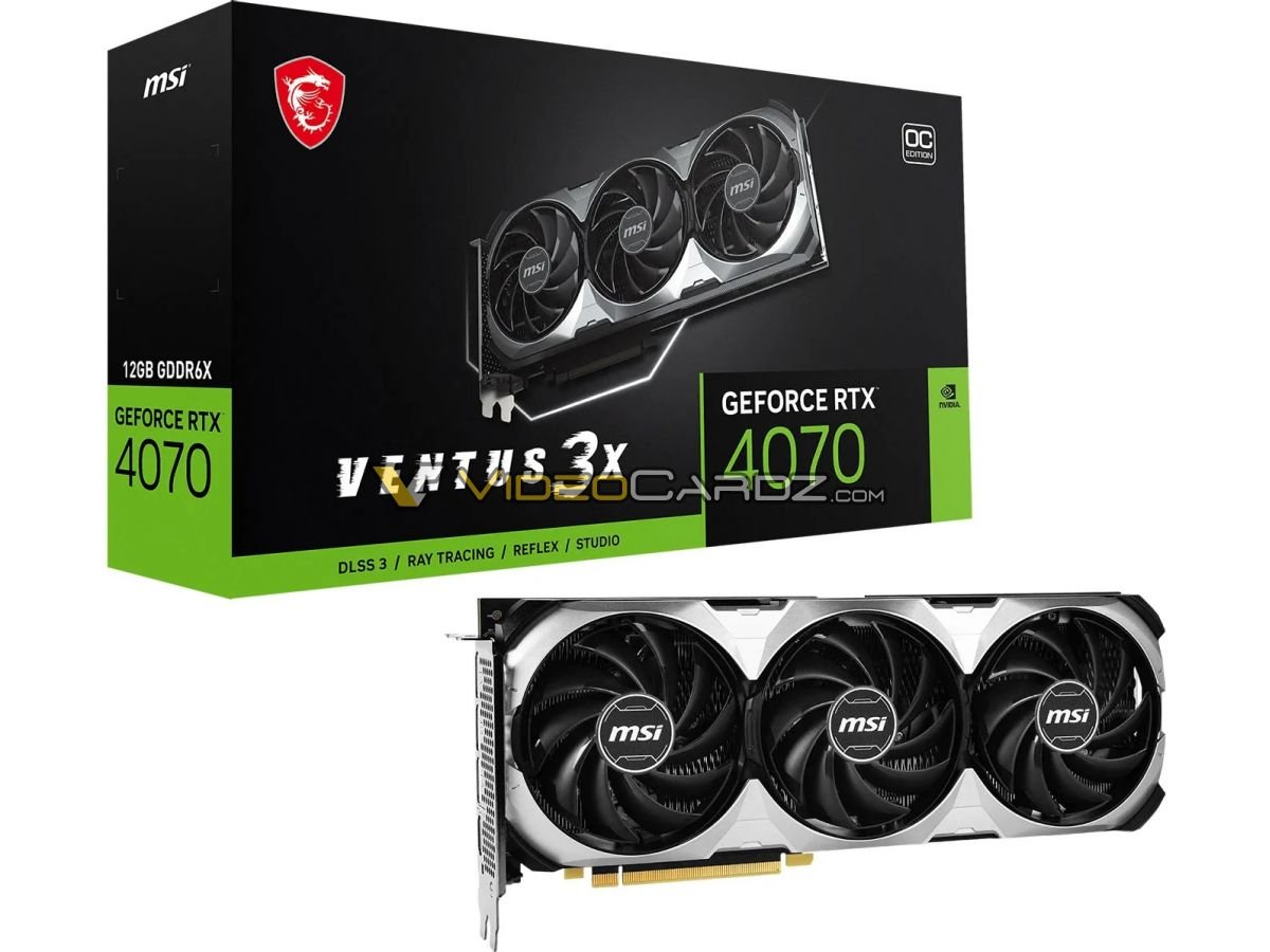 MSI RTX 4070 Ventus 3X