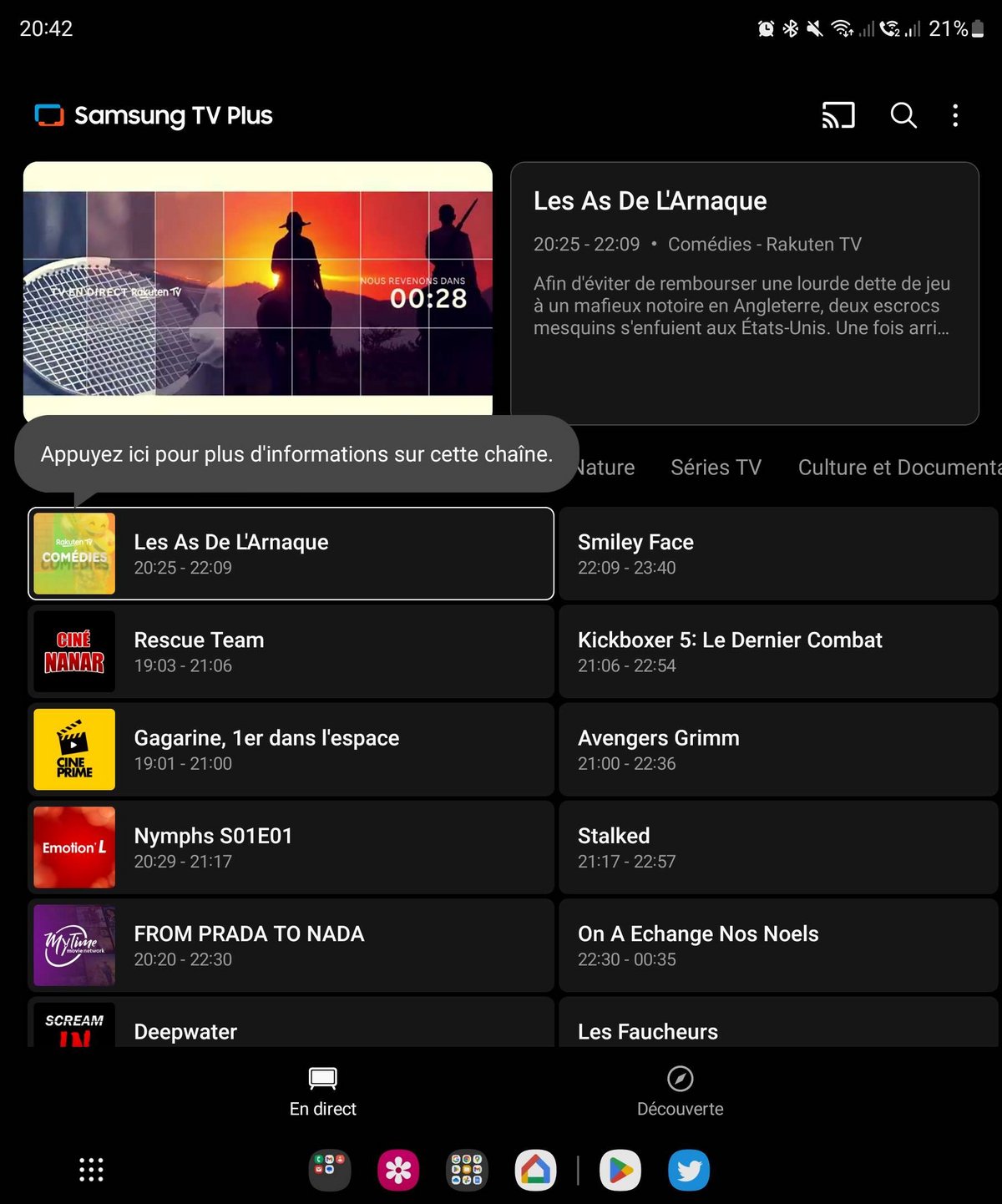 Samsung TV Plus Screenshot