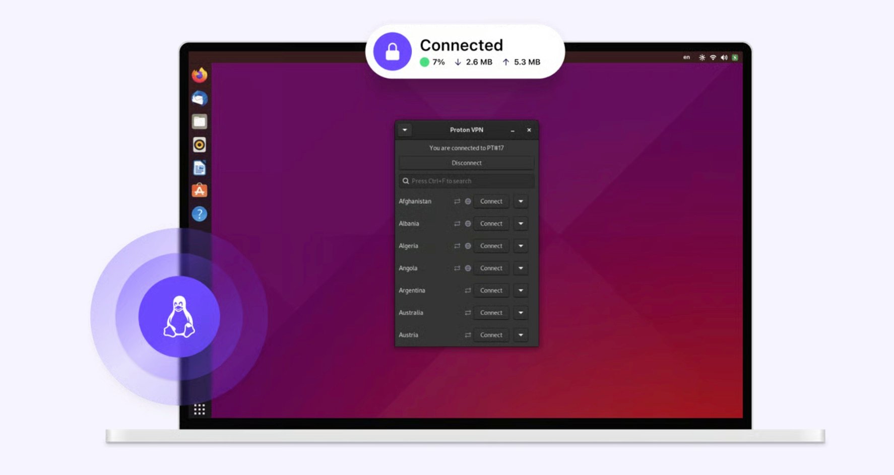 Sur Linux, Proton VPN va rendre votre connexion impossible à détecter