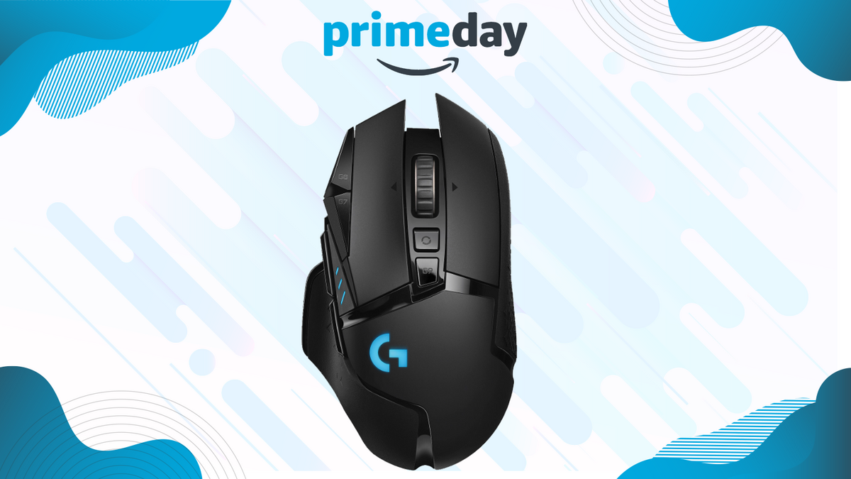 La souris gaming Logitech G502 LIGHTSPEED en réduction pendant le Prime Day