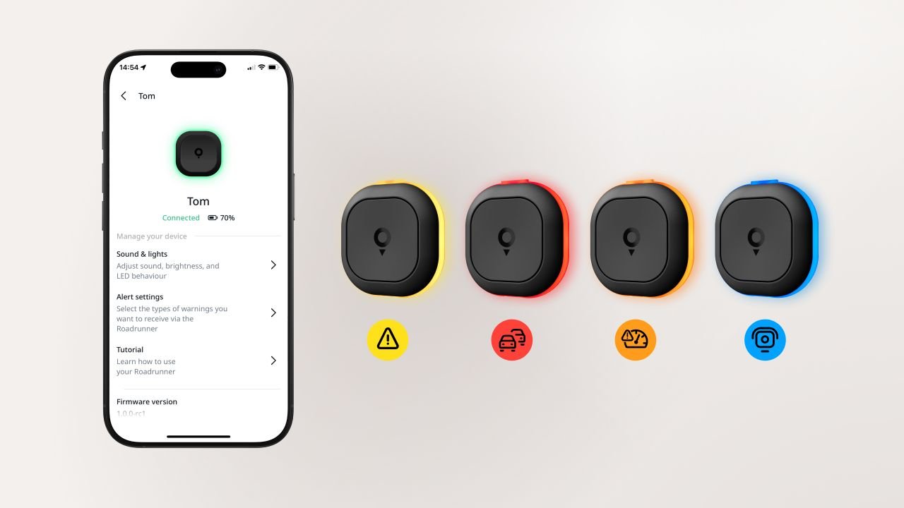 Dès le premier mètre parcouru, Tom s’active automatiquement dès lors qu’il a été jumelé une fois avec le smartphone de l’utilisateur - ©TomTom