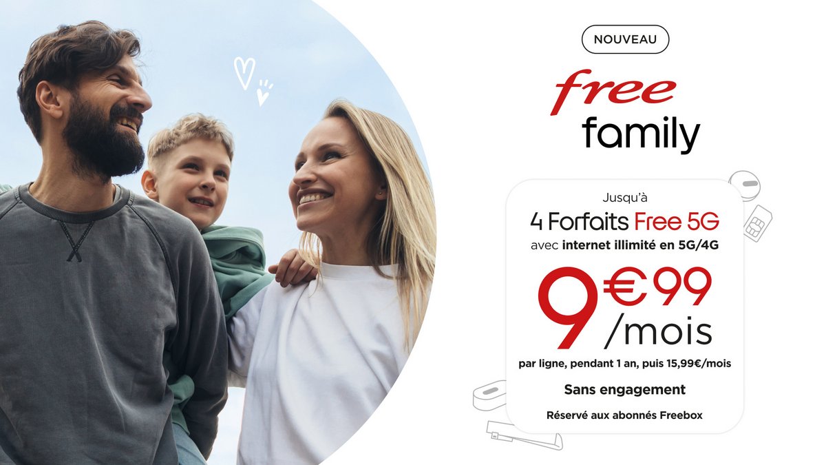 Visuel de l'offre Free Family © Iliad