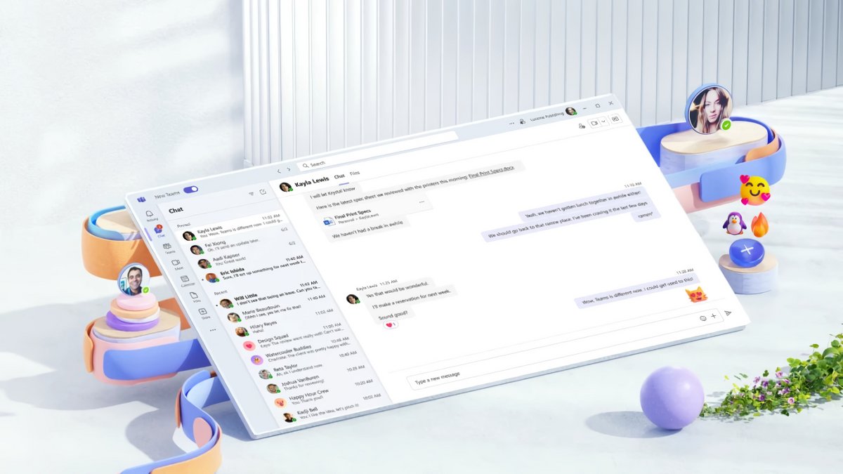 Le nouveau Microsoft Teams ne sera disponible que pour les versions récentes de Windows et macOS © Microsoft