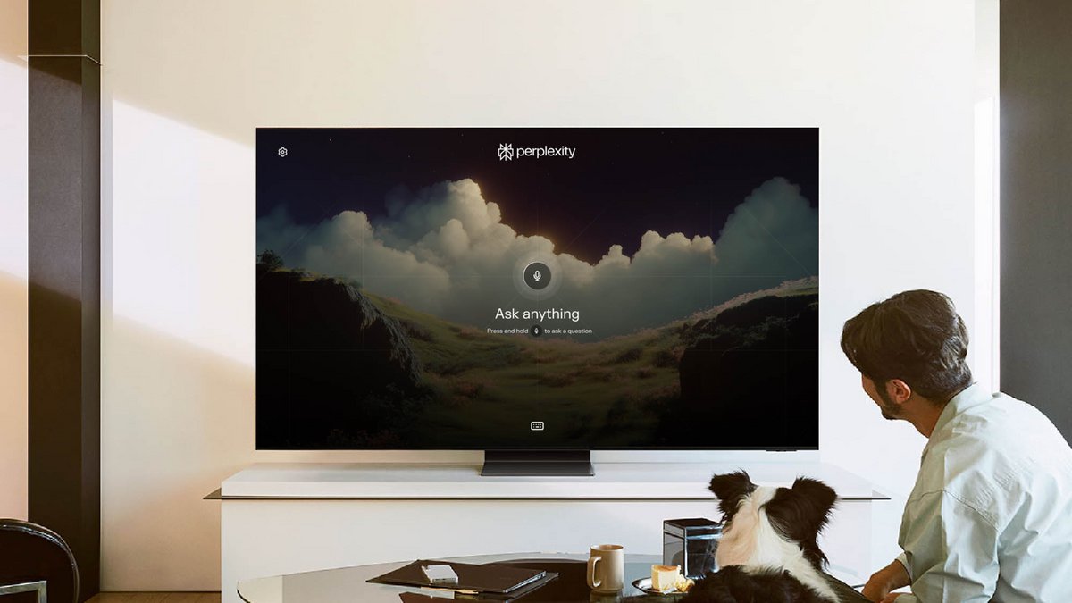 Perplexity débarque sur les téléviseurs Samsung. © Samsung