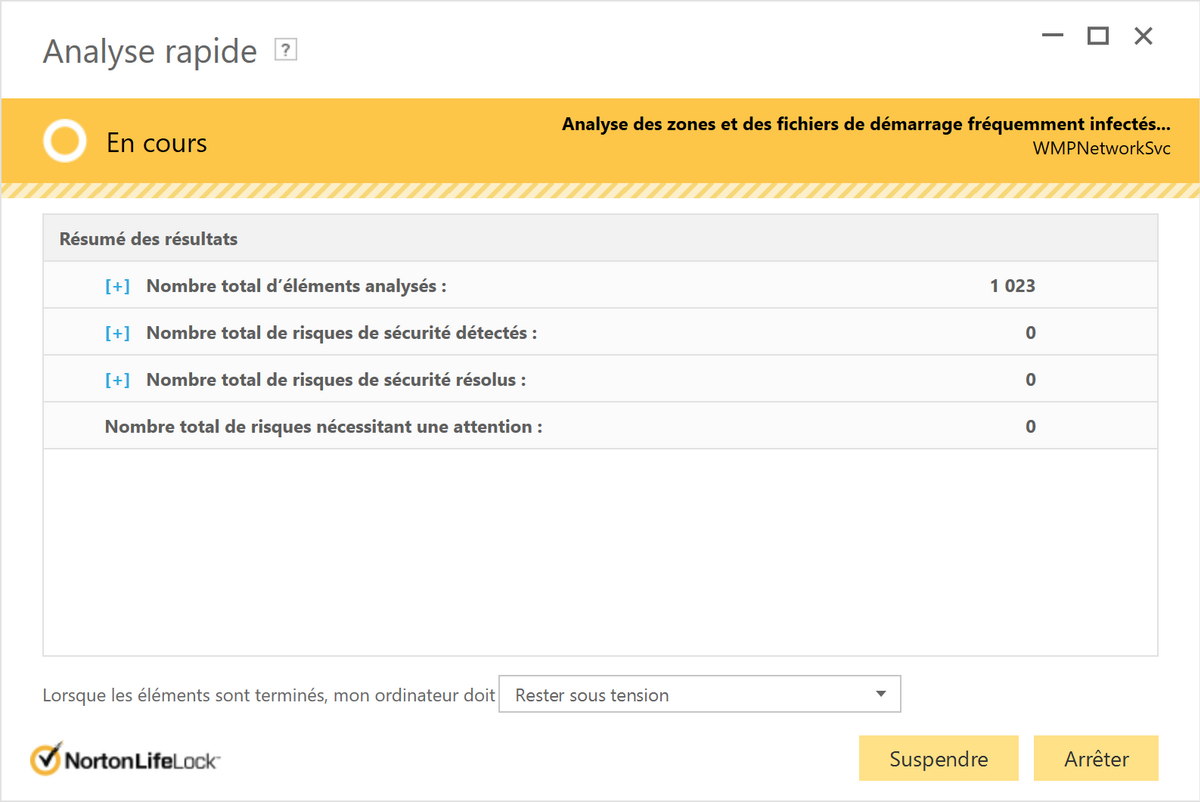 L'interface intuitive de Norton vous permet une prise en main rapide.