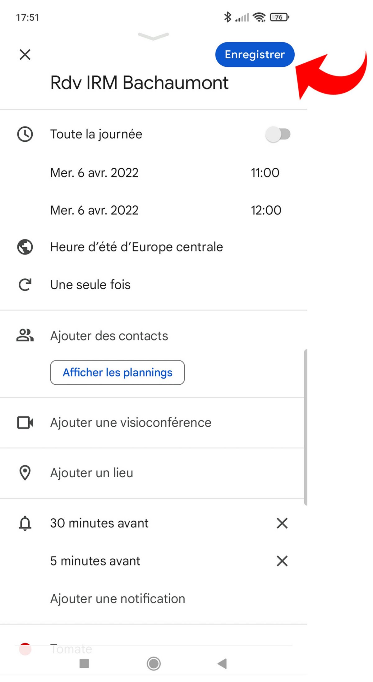 Google Agenda