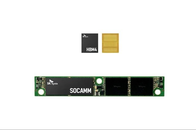 NVIDIA va donc délaisser son SOCAMM pour passe directement à la SOCAMM 2. © SK Hynix 