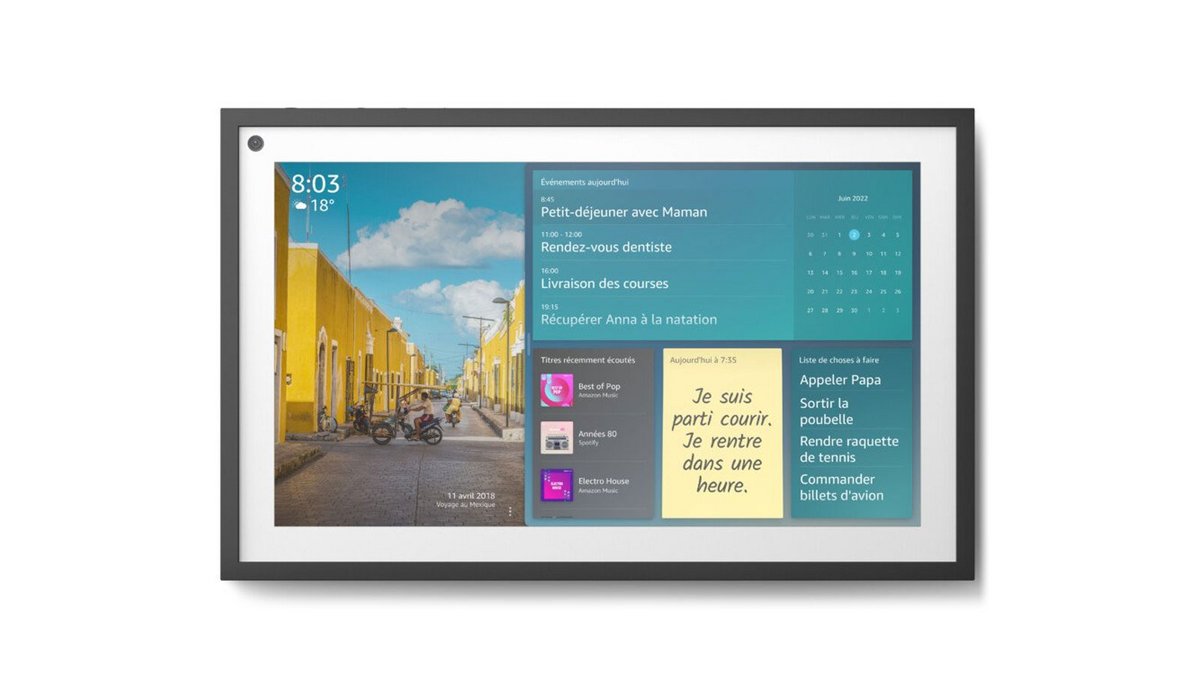 L'écran connecté Echo Show 15 d'Amazon