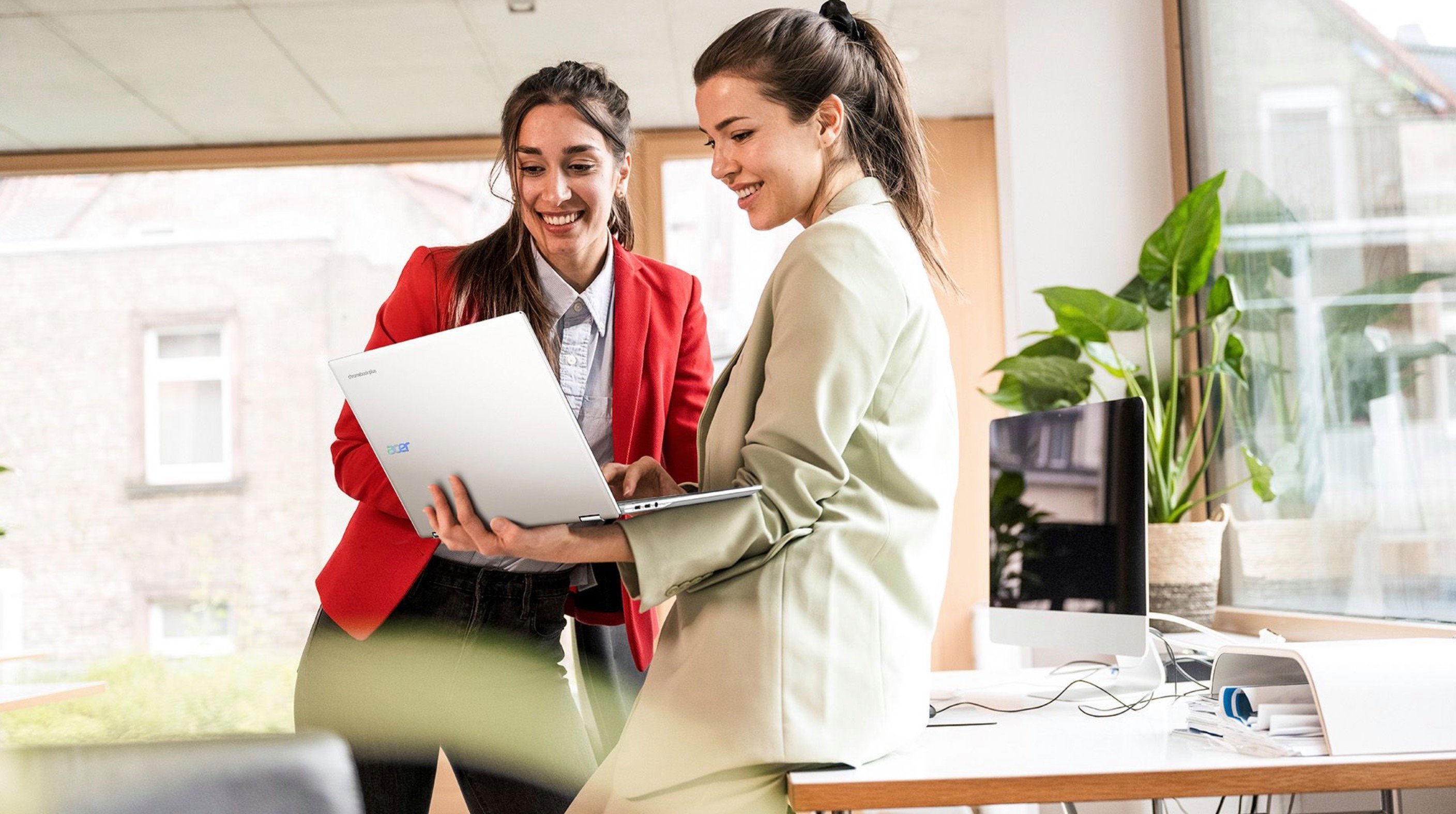 Le nouveau Chromebook Plus Spin 514 s'arme d'un SoC MediaTek Kompanio Ultra 910, annoncé en avril. © Acer