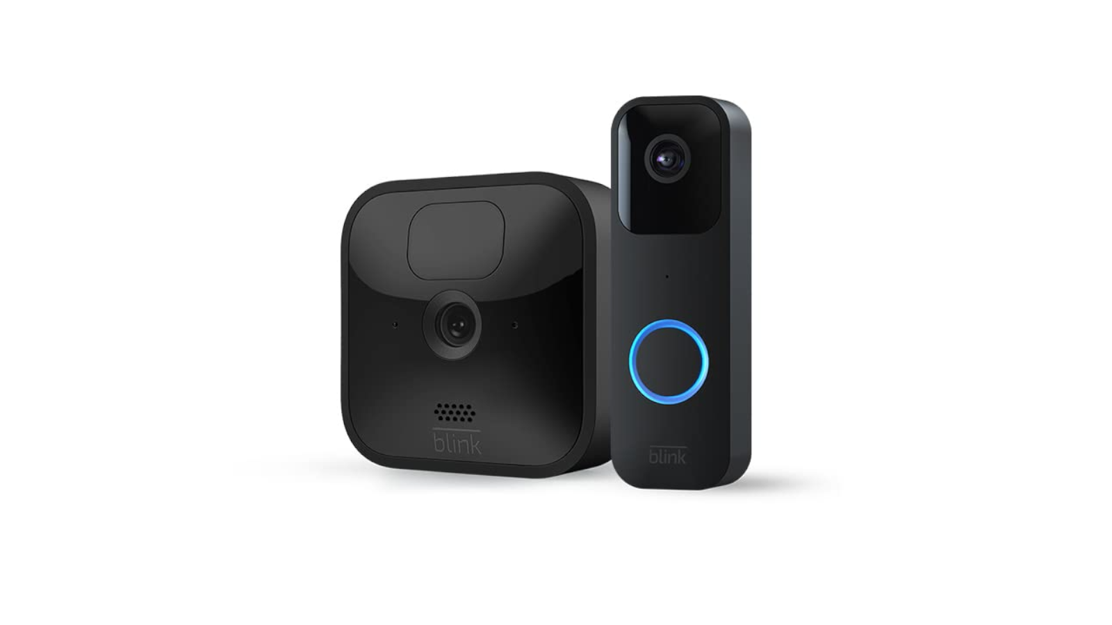 La caméra de surveillance Blink Outdoor et la sonnette connectée Blink Video Doorbell
