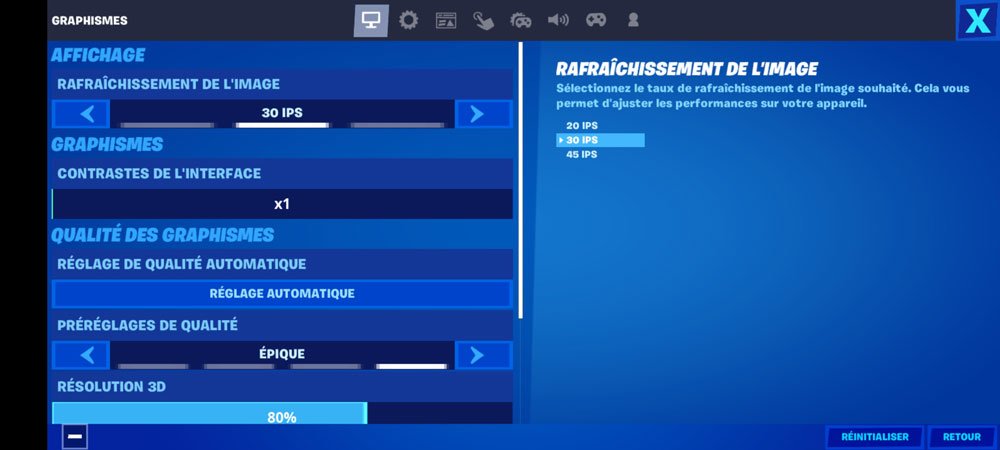 Performances Fornite OnePlus Nord