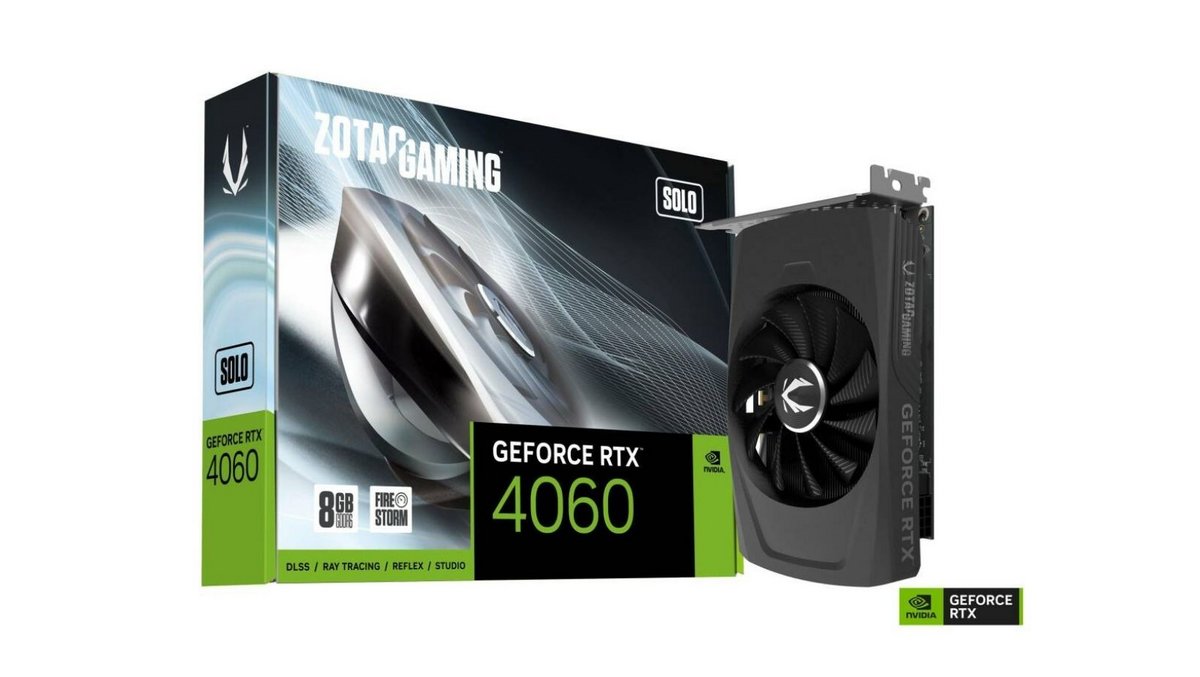 La carte graphique ZOTAC Gaming GeForce RTX 4060 8Go Solo