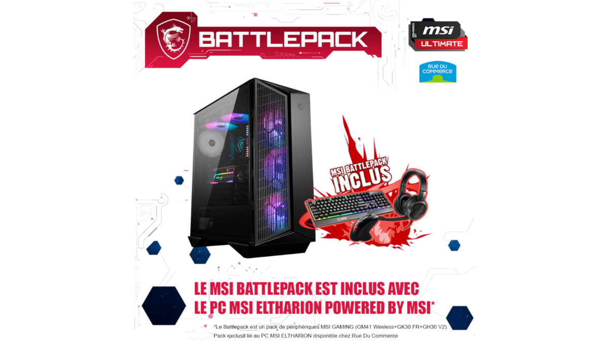 Le MSI Eltharion avec le MSI Battlepack