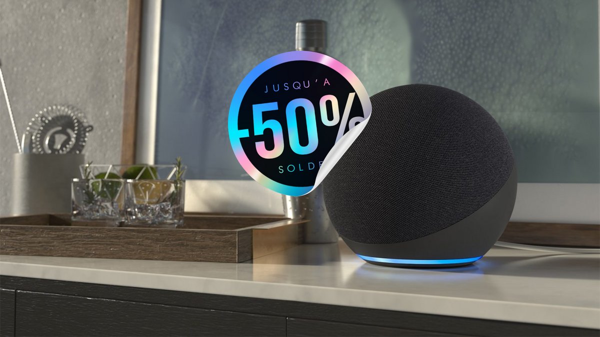 L'enceinte connectée Amazon Echo Dot 4