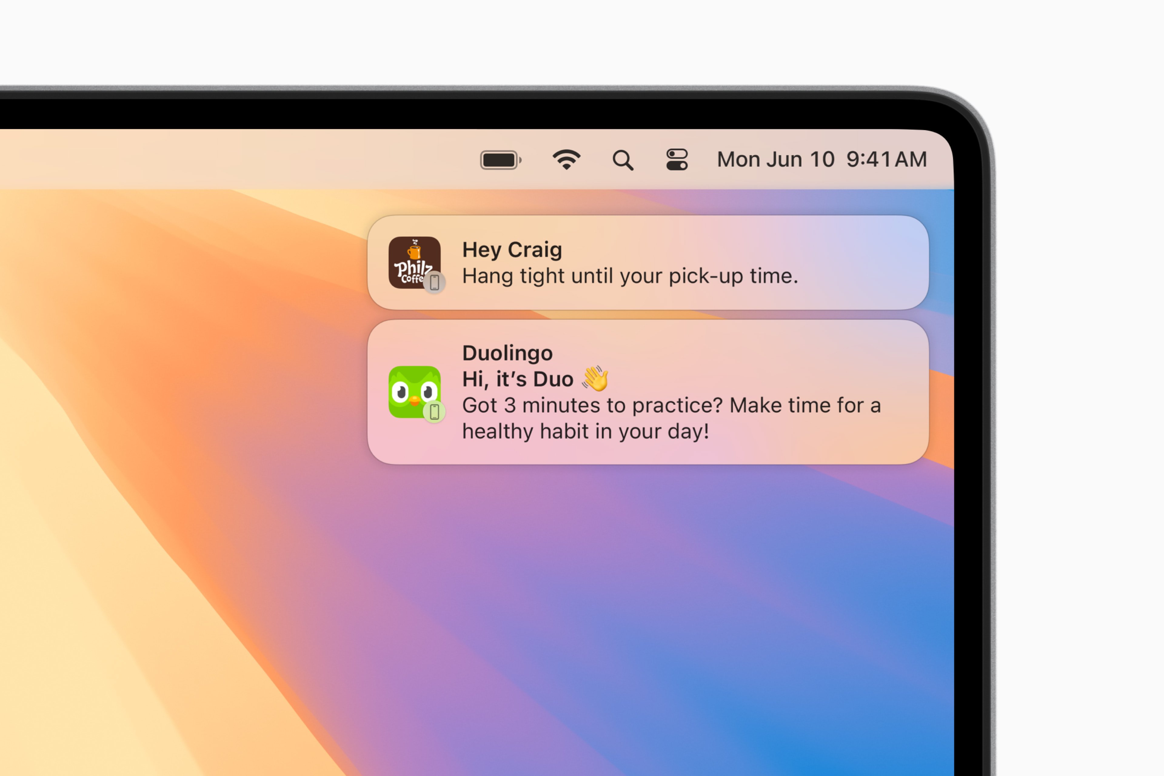 macOS Sequoia en action © Apple