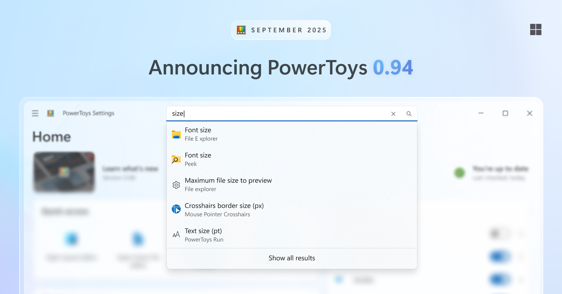 PowerToys dégaine une nouvelle solution astucieuse pour éviter les conflits de raccourcis. © Microsoft