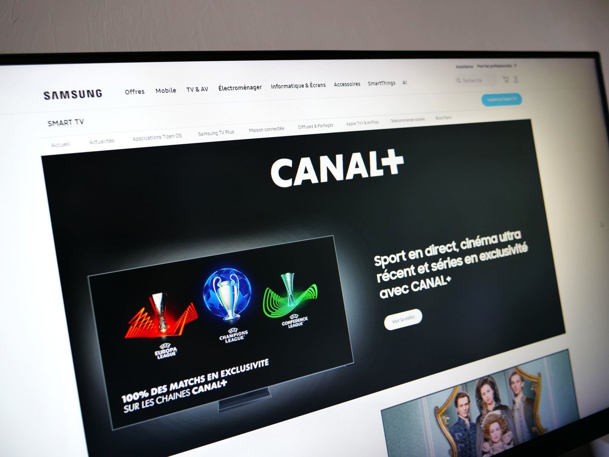 Canal+ et Samsung renforcent leur partenariat pour distribuer les applis Canal sur les Smart TV © Alexandre Boero / Clubic