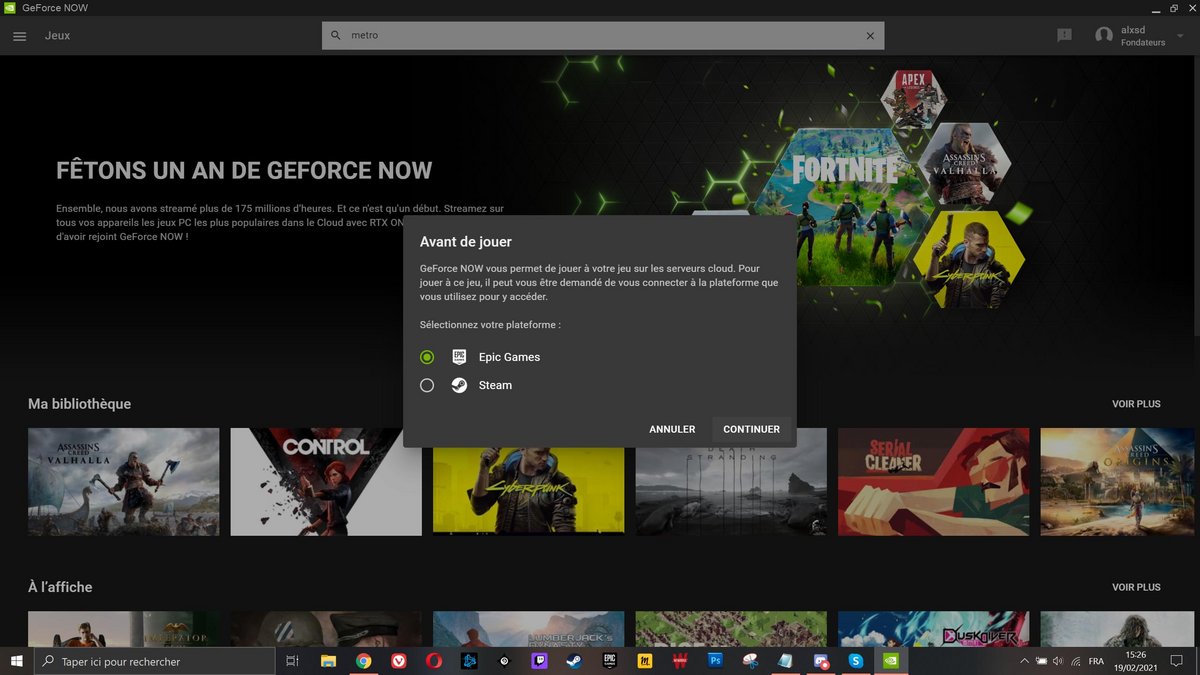 Test GeForce Now