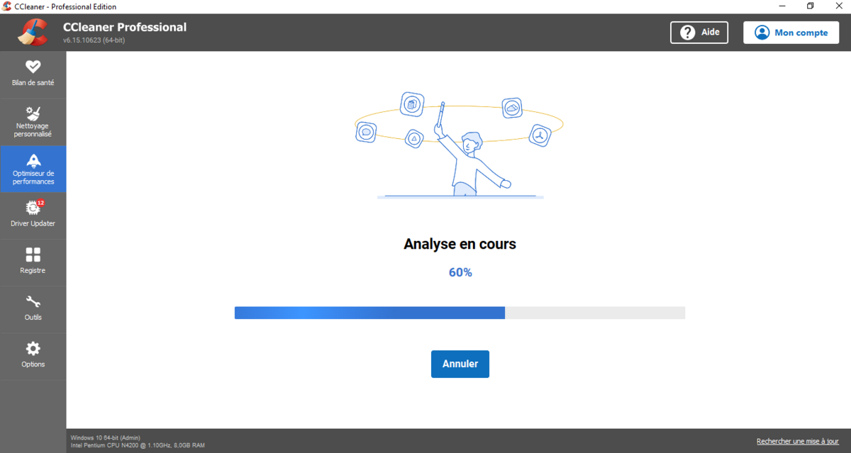 Optimisateur de performances CCleaner Pro 2023 FR