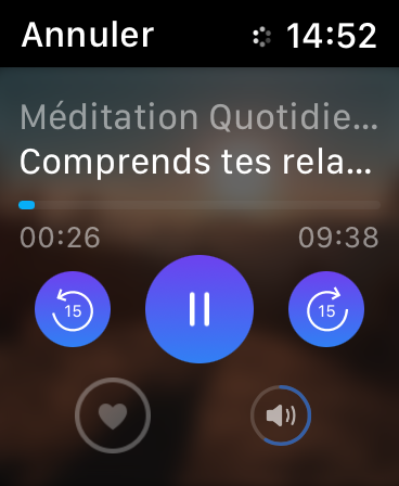 Sélec Apple Watch Meditopia