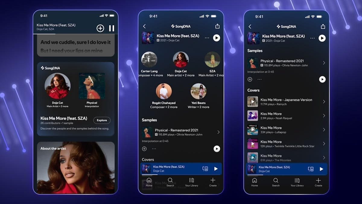 La base de données de WhoSampled donnera vie à SongDNA. © Spotify