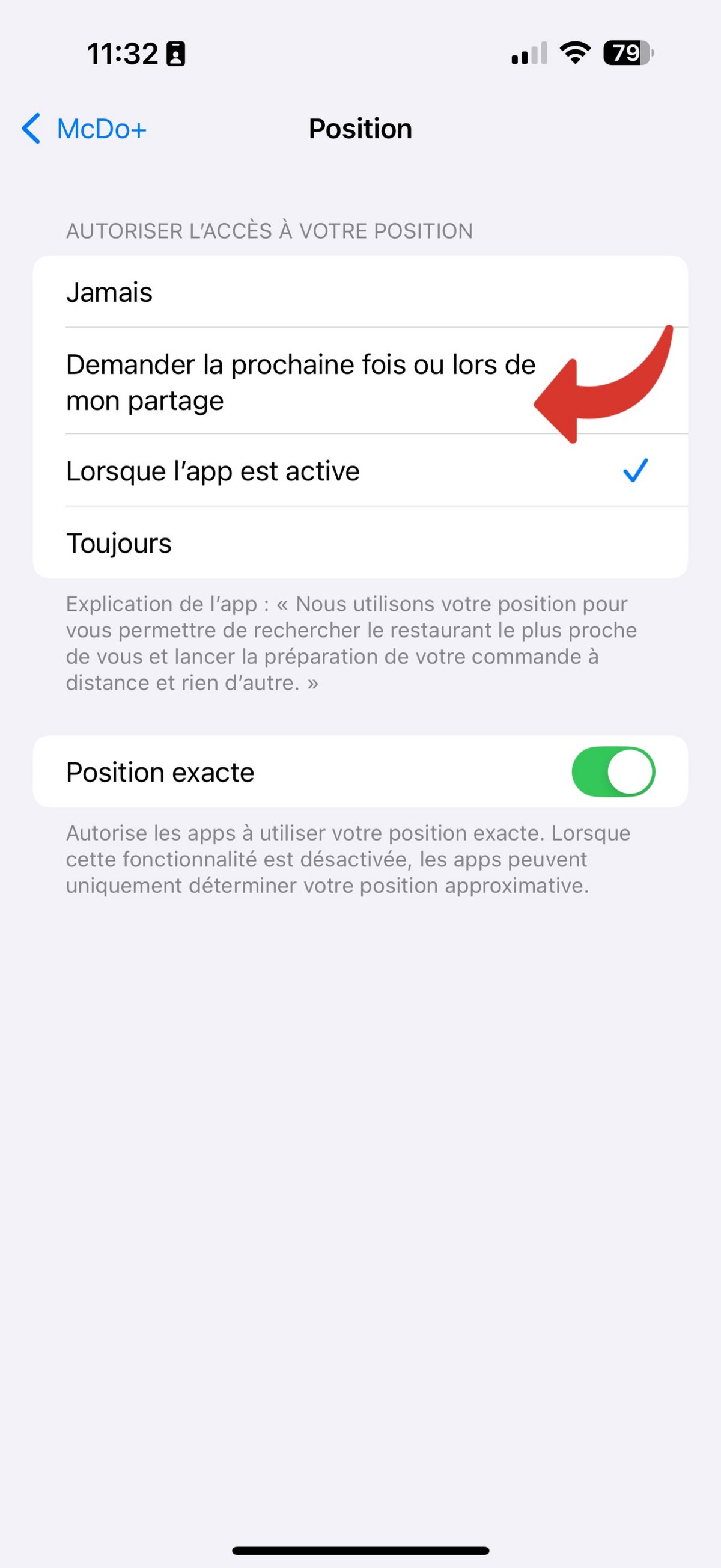 Apple Confidentialité Position