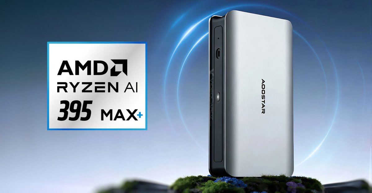 Le nouveau design, plus sobre et plus élégant, du mini-PC NEX395 ©AOOSTAR