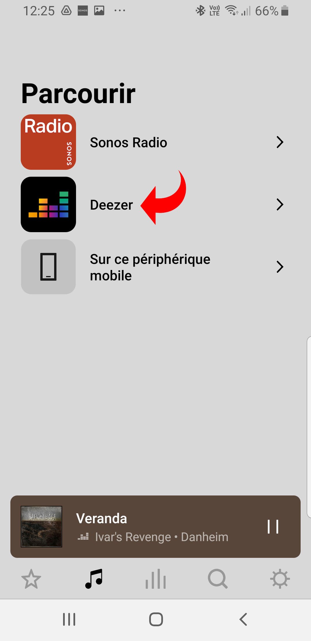 Enceinte Deezer