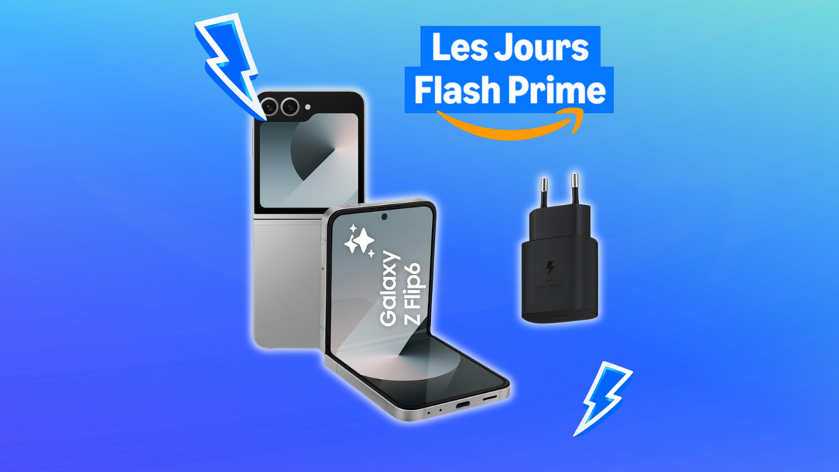 Samsung Galaxy Z Flip6 : le smartphone pliant le plus élégant du moment tombe à prix mini © clubic