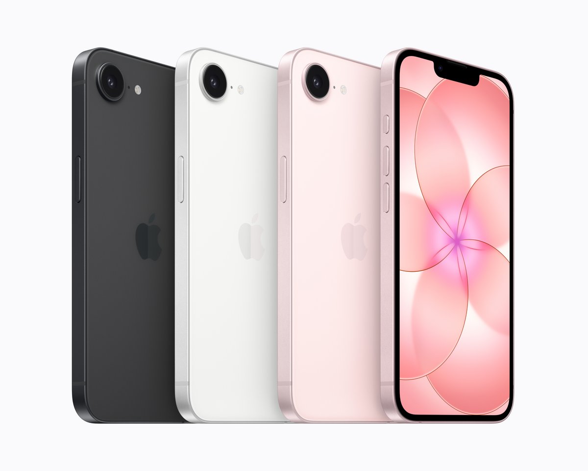 Disponible en noir, blanc ou rose pastel ©Apple