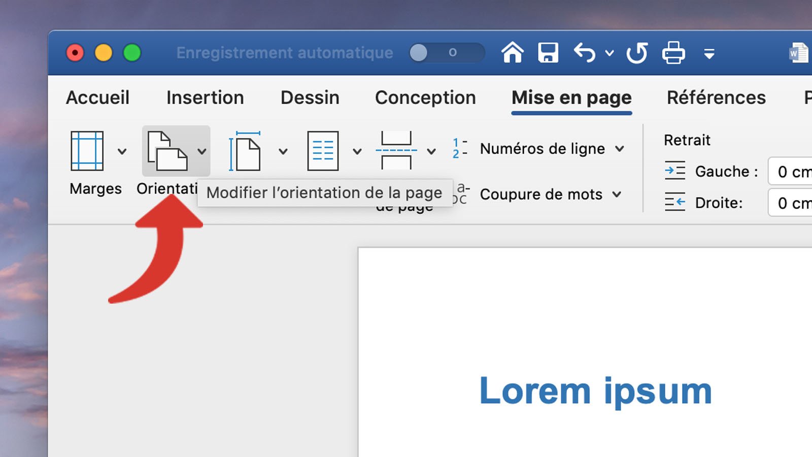 tutoriel word