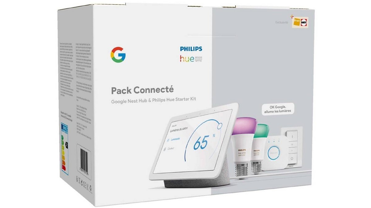 pack objets connectés Google Philips Hue