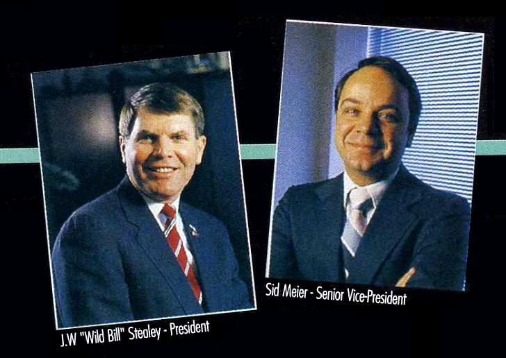 En 1982, Bill Stealey et Sid Meier n'ont que la simulation pure et dure à l'esprit © Tilt