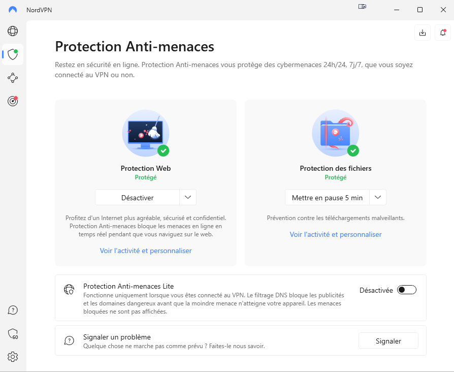 NordVPN - Protection Anti-Menaces