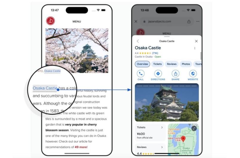 La fonction "Page Annotation" débarque sur iOS, et rend déjà furieux certains éditeurs © Google